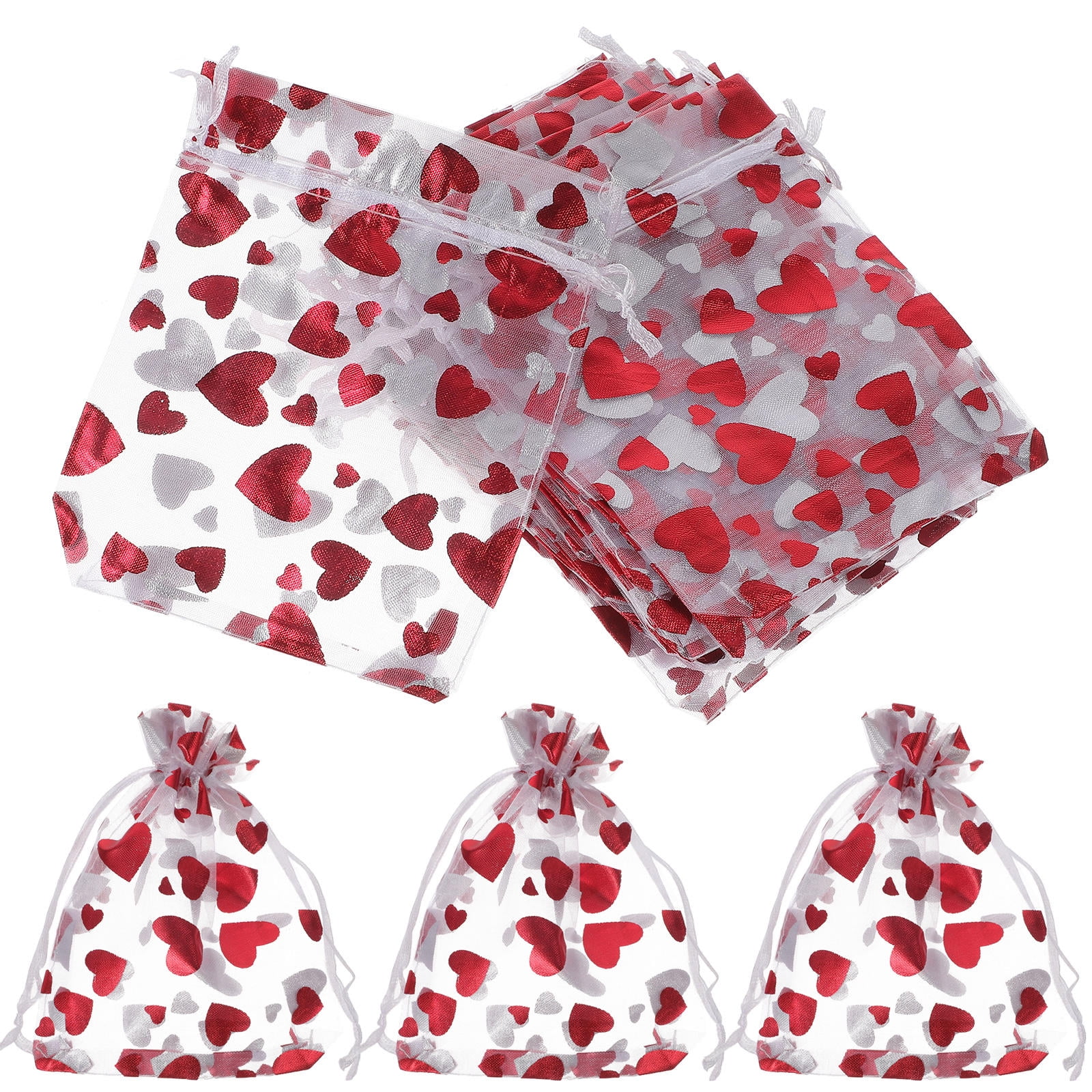 SWETRACE 25Pcs Small Goodie Bags for Valentine's Day and Wedding Treats - Image 7