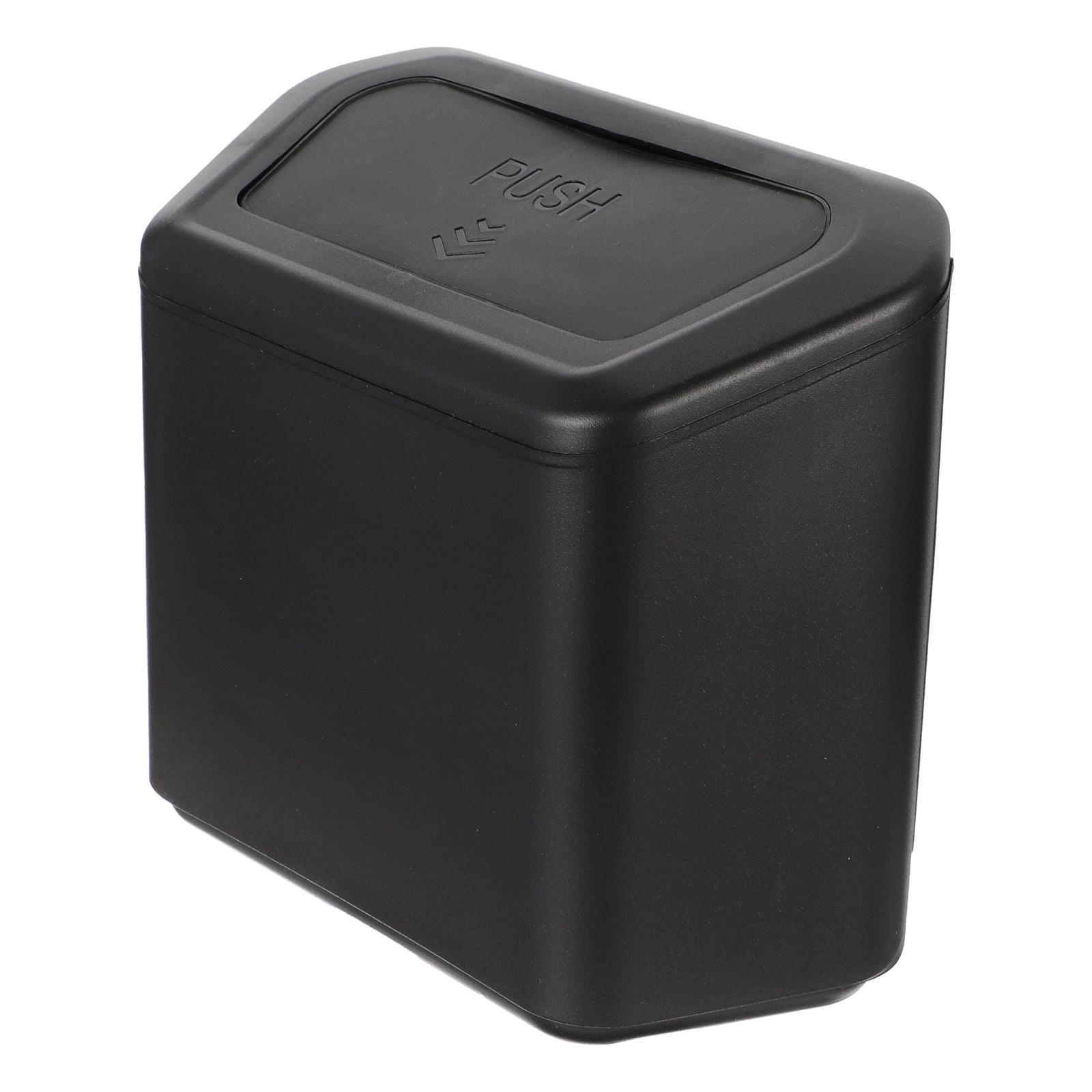 SWETRACE 1Set Trash Holder for Car Rectangular Black Plastic with for Drivers - Image 1