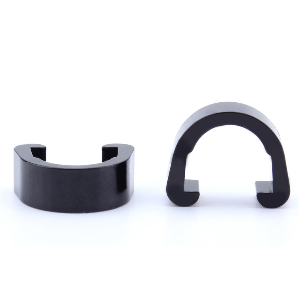 SWETRACE 100Pcs C Shaped Bike Cable Clips for Mountain Bike Use 1.3x1x0.5in - Image 2