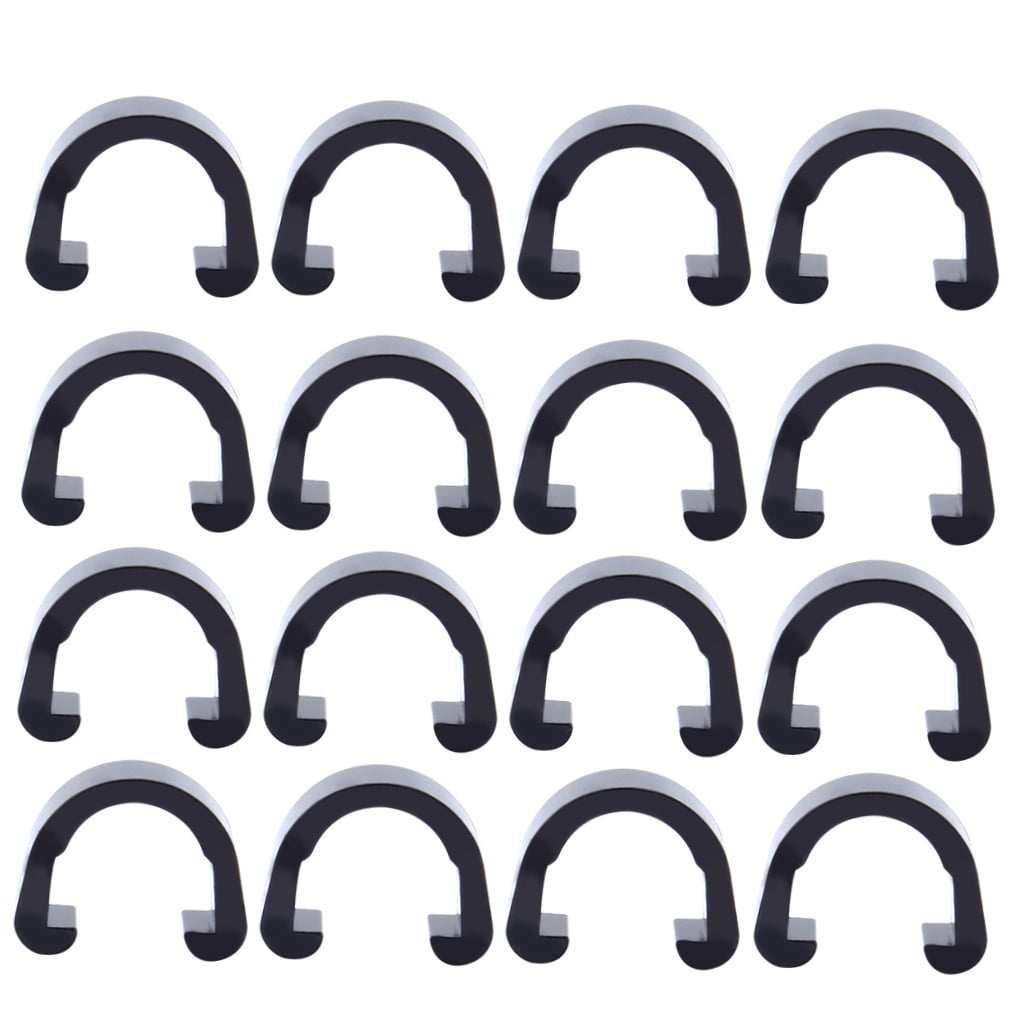 SWETRACE 100Pcs C Shaped Bike Cable Clips for Mountain Bike Use 1.3x1x0.5in - Image 4