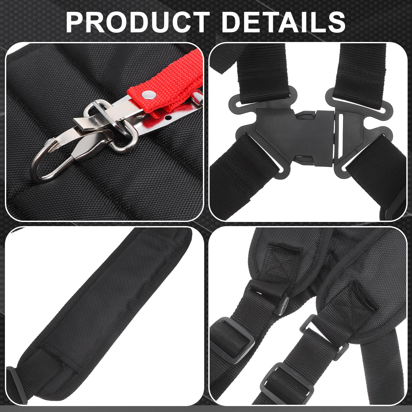 SWETRACE 1Pcs Universal Adjustable Strimmer Harness for Gardening and Outdoor Work 11.00X8.65X0.39in - Image 3