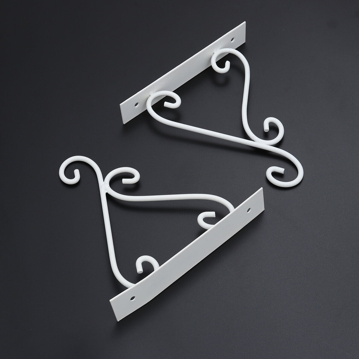 SWETRACE Outdoor Hanging Bracket Flower Basket Hanging Hook Iron 1 Piece - Image 7