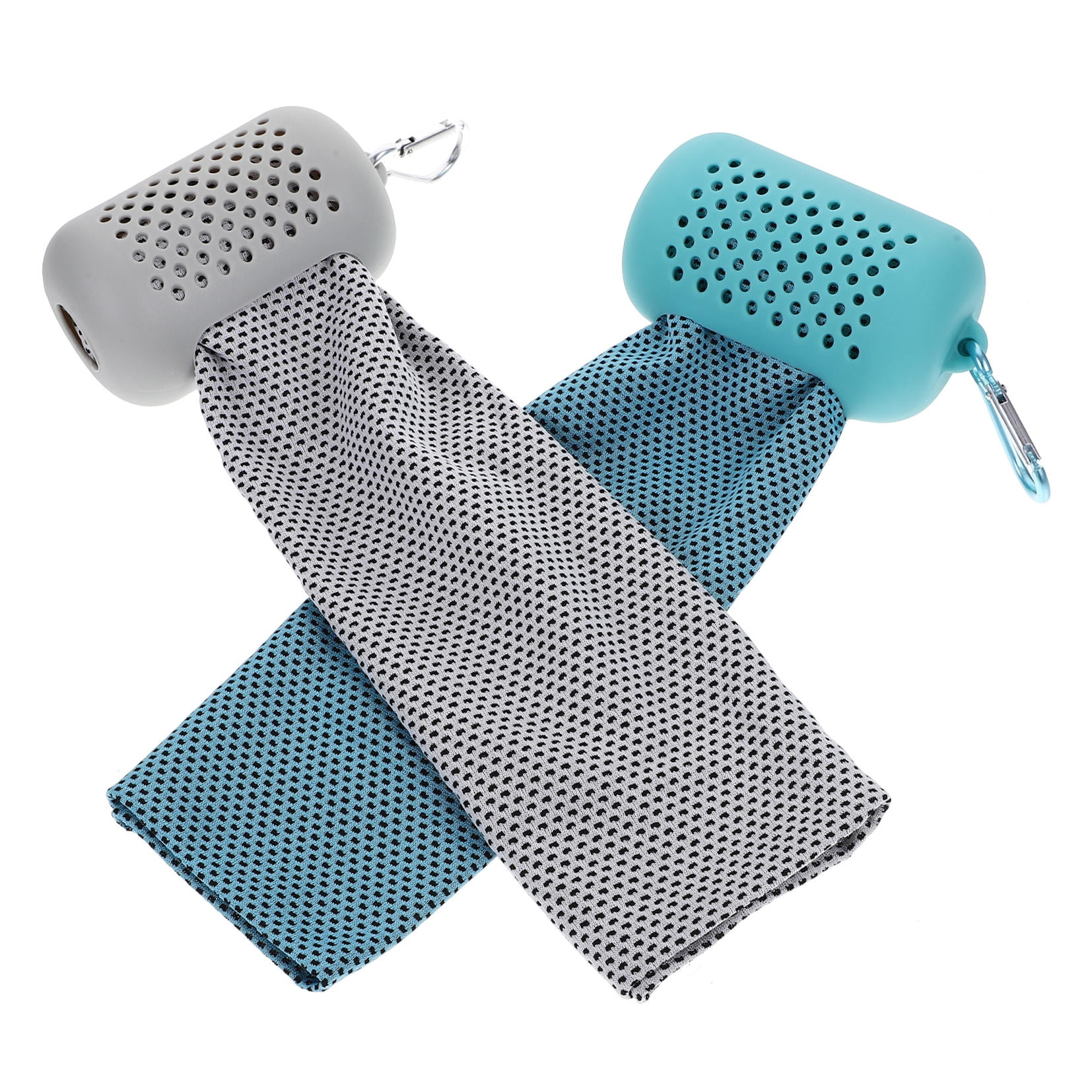 SWETRACE Sweat-Absorbing Yoga Towels Quick Cooling Towel for Summer 2Set - Image 4