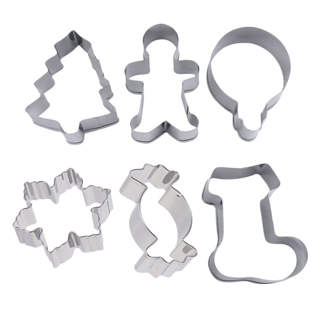 SWETRACE Biscuit Molds Baking Molds 6Pcs 2.36X3.14X1.18in - Image 3