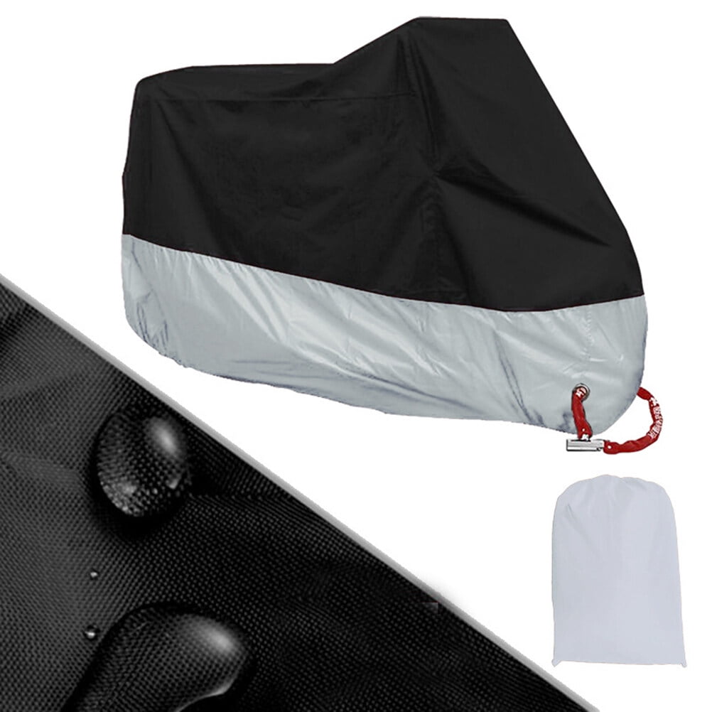 SWETRACE Motor Scooter Cover Waterproof Outdoor Motorbike Cover Silver 1Pcs - Image 3