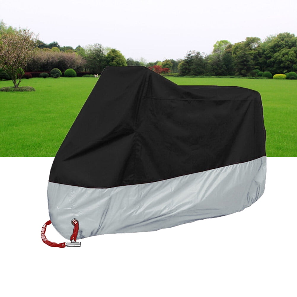 SWETRACE Motor Scooter Cover Waterproof Outdoor Motorbike Cover Silver 1Pcs - Image 6