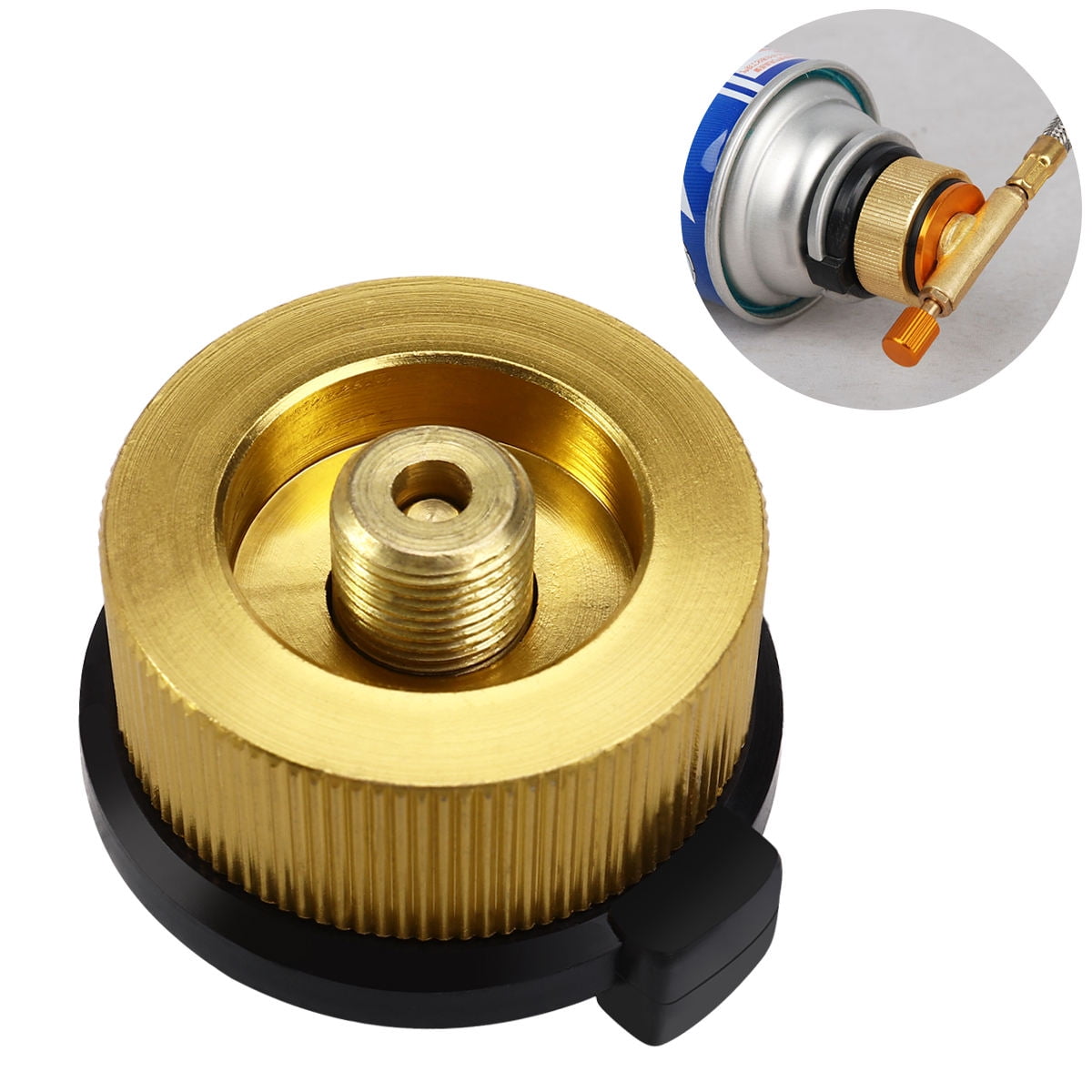 SWETRACE Camping Stove Hose Adapter Gas Bottle Converter 1Set - Image 1