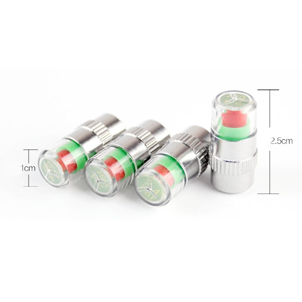 SWETRACE 4Pcs Multi Color Tire Pressure Monitor Valve Stem Caps for Car and Motorcycle - Image 2