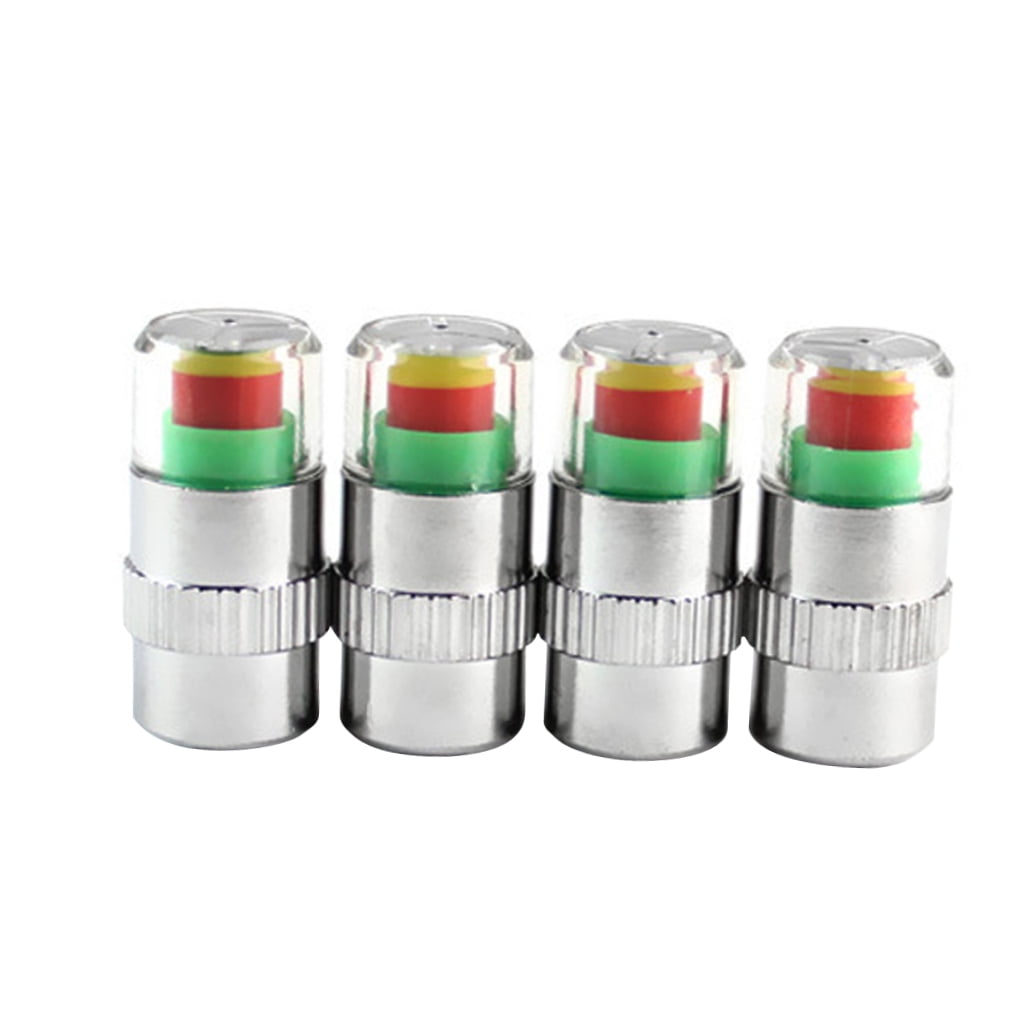 SWETRACE 4Pcs Multi Color Tire Pressure Monitor Valve Stem Caps for Car and Motorcycle - Image 5