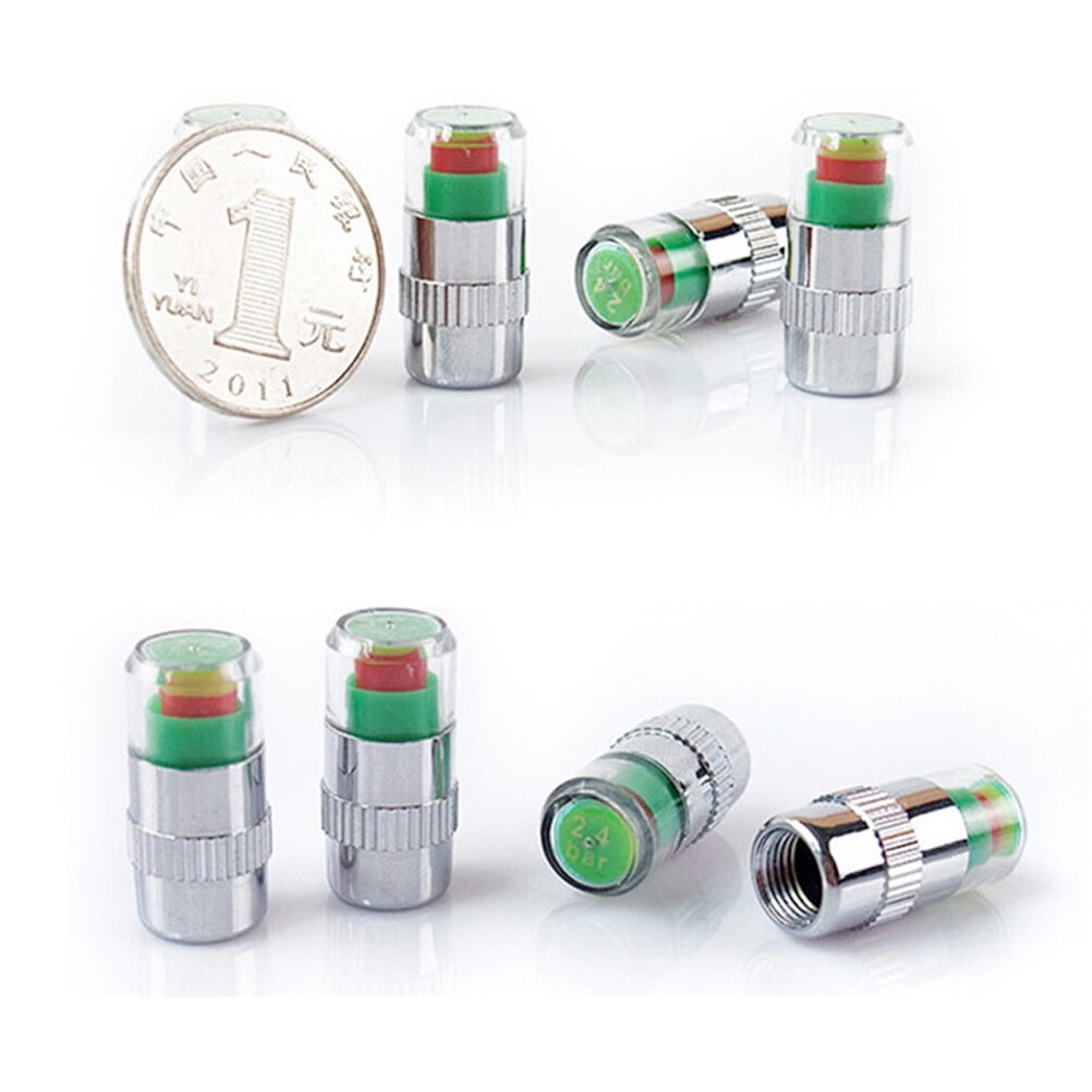 SWETRACE 4Pcs Multi Color Tire Pressure Monitor Valve Stem Caps for Car and Motorcycle - Image 8