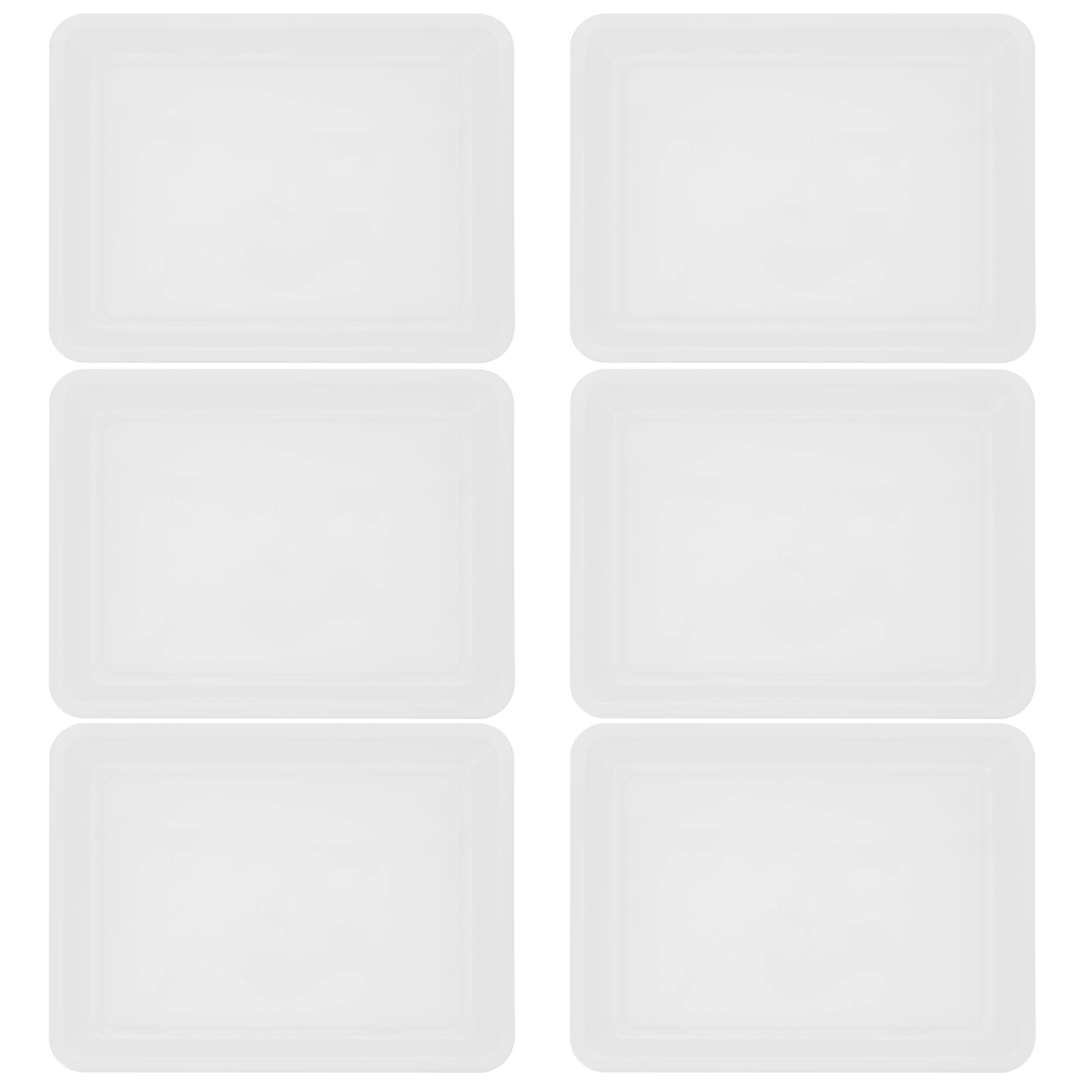 SWETRACE 6Pcs Puzzle Trays White Color For Building Blocks And Puzzles Toy Organization And Storage - Image 1