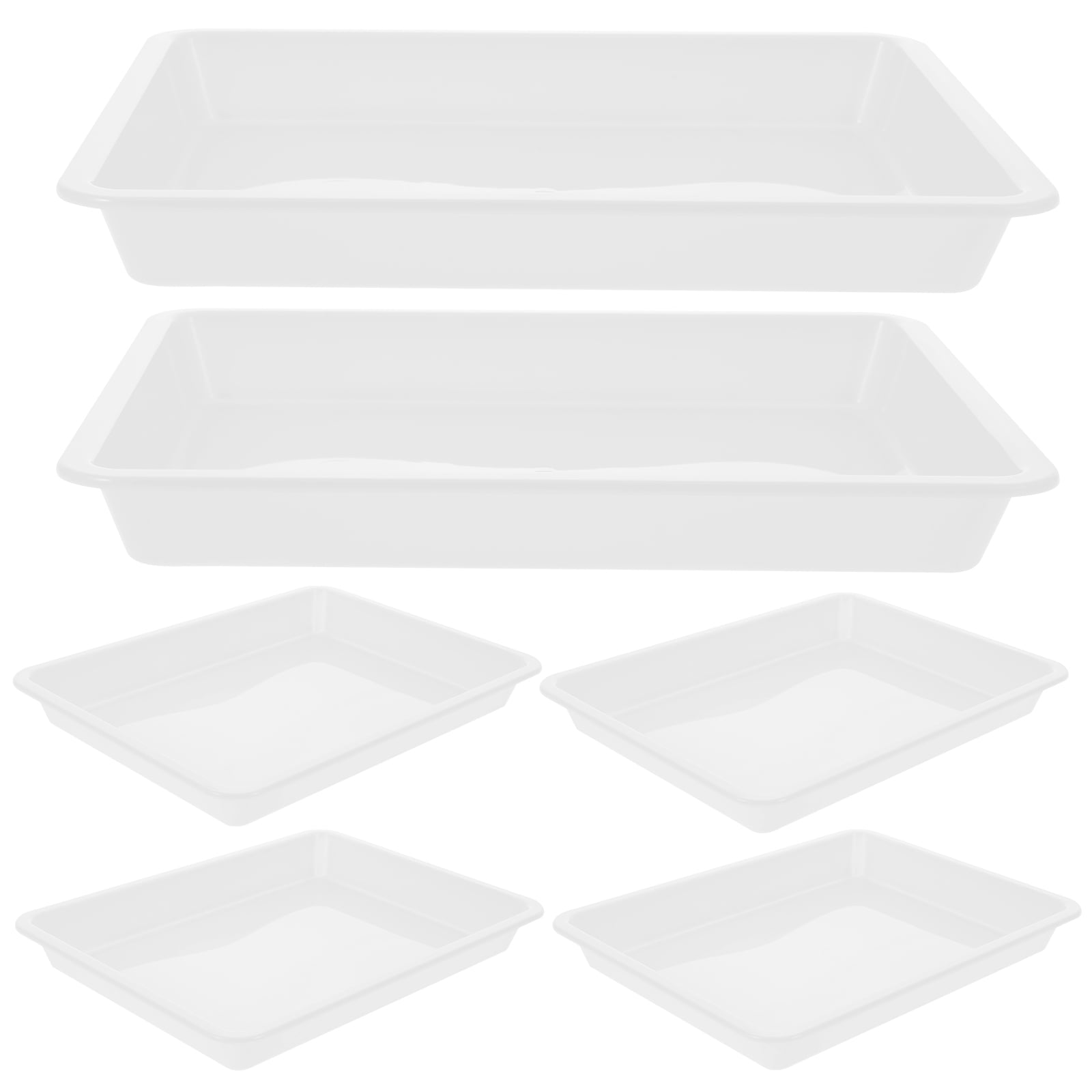 SWETRACE 6Pcs Puzzle Trays White Color For Building Blocks And Puzzles Toy Organization And Storage - Image 3