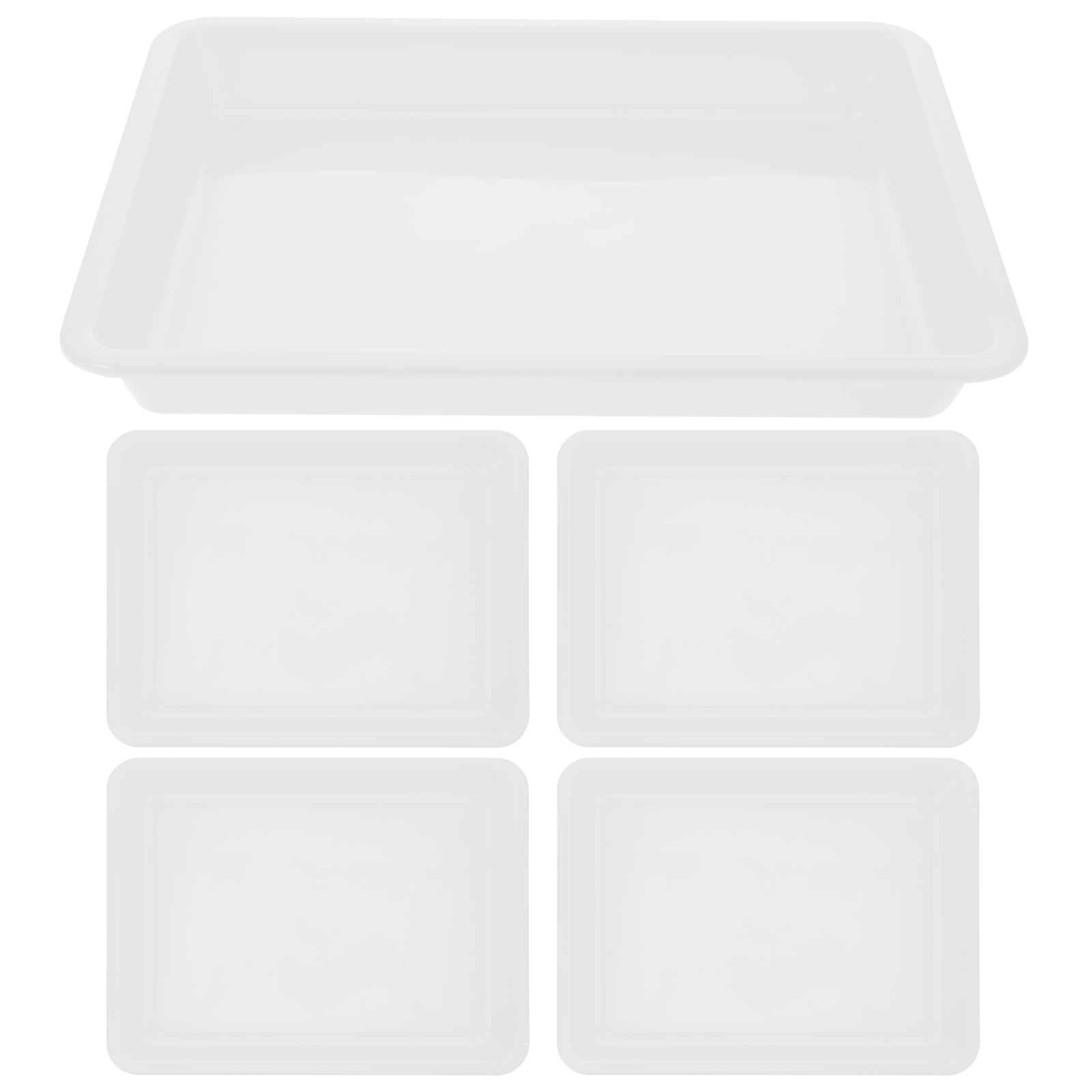 SWETRACE 6Pcs Puzzle Trays White Color For Building Blocks And Puzzles Toy Organization And Storage - Image 6