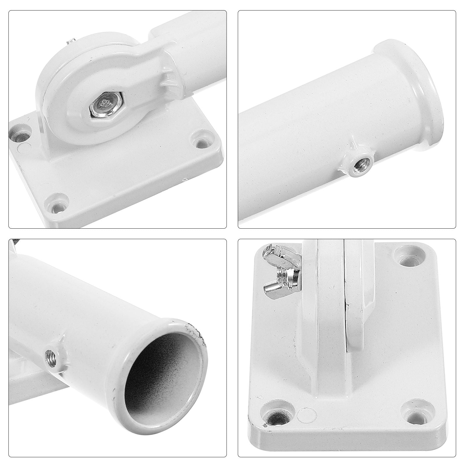SWETRACE 2Pcs Adjustable Flag Pole Clamp for Truck and Outdoor Use 15x7cm - Image 8