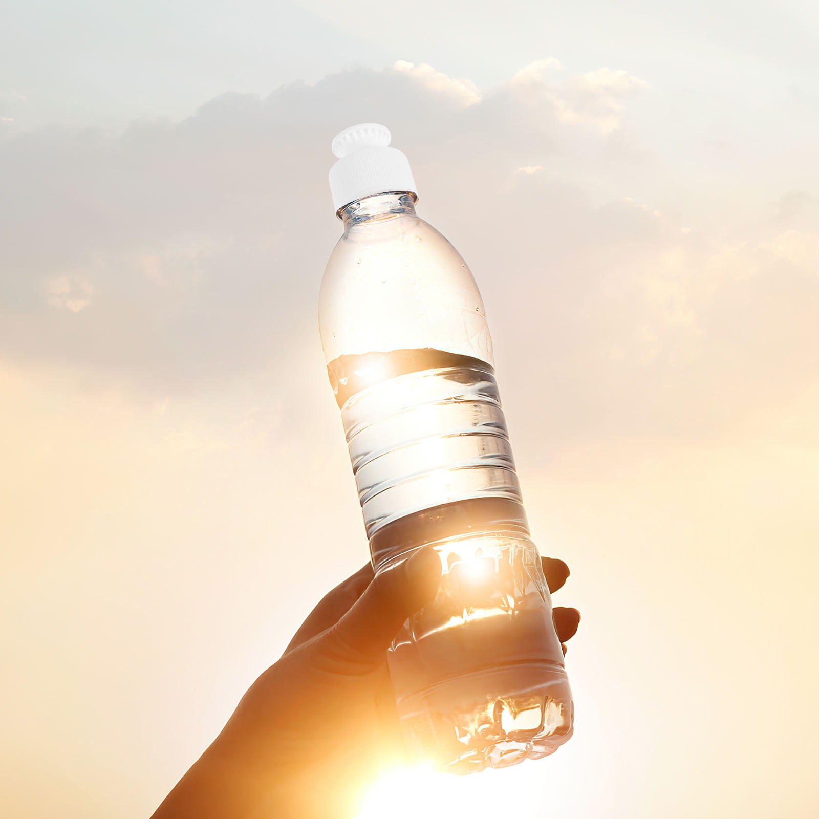 SWETRACE PE Reusable Water Bottle Caps 40Pcs for Athletes and Outdoor Activities - Image 2
