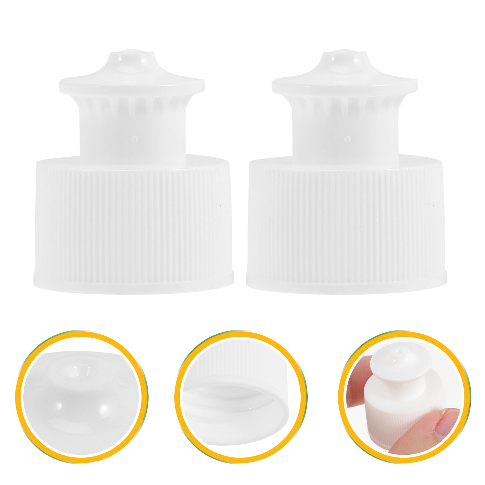 SWETRACE PE Reusable Water Bottle Caps 40Pcs for Athletes and Outdoor Activities - Image 3