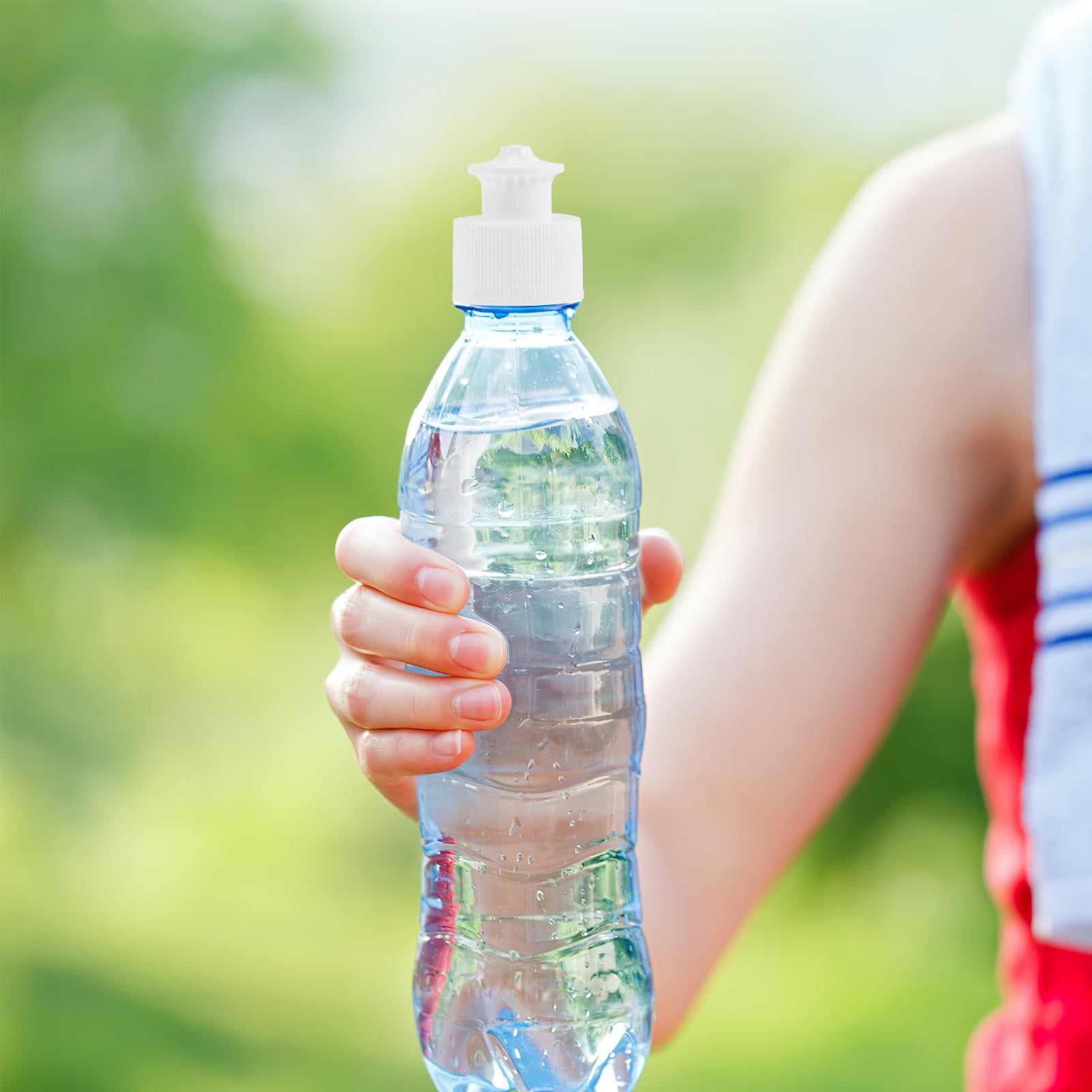 SWETRACE PE Reusable Water Bottle Caps 40Pcs for Athletes and Outdoor Activities - Image 6
