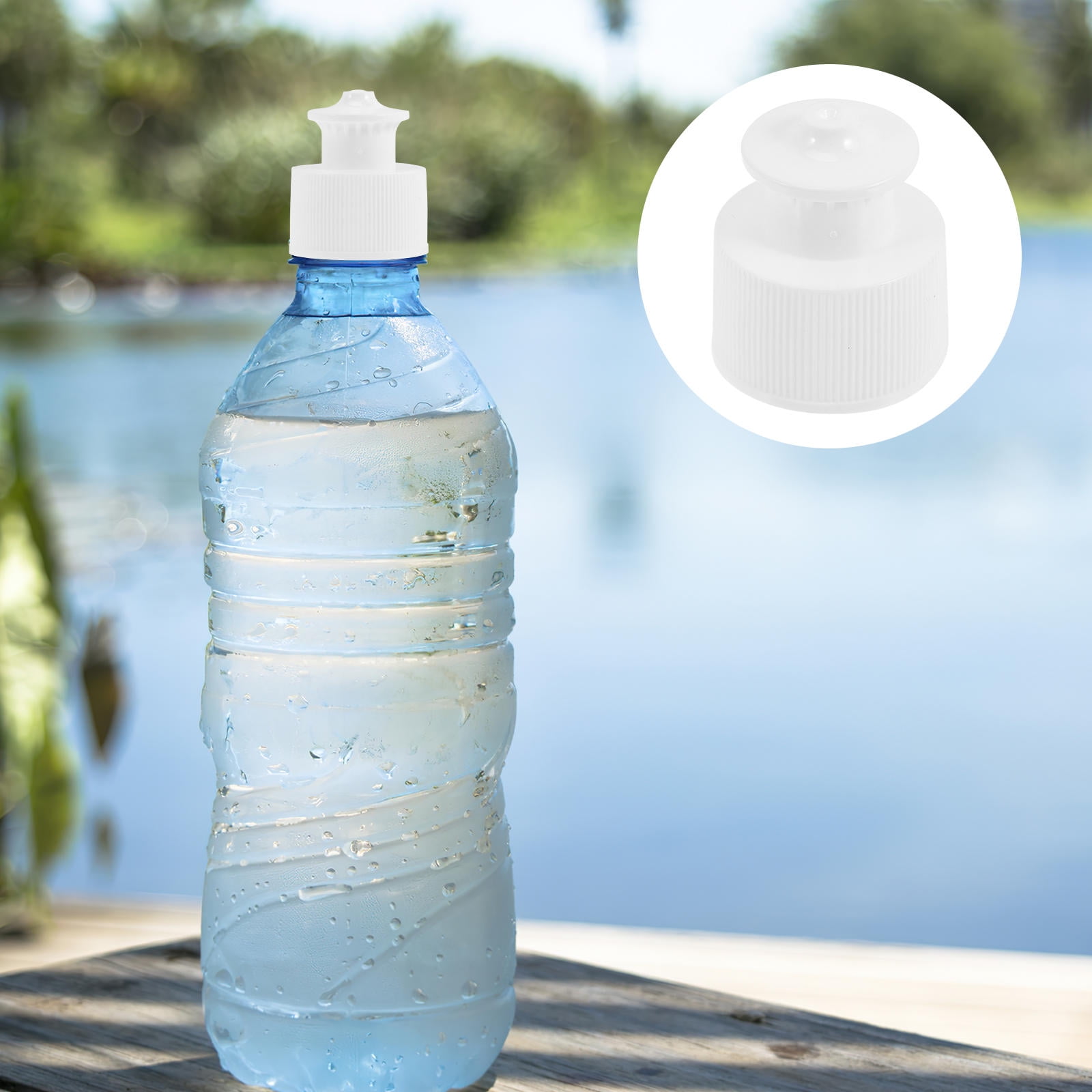 SWETRACE PE Reusable Water Bottle Caps 40Pcs for Athletes and Outdoor Activities - Image 7