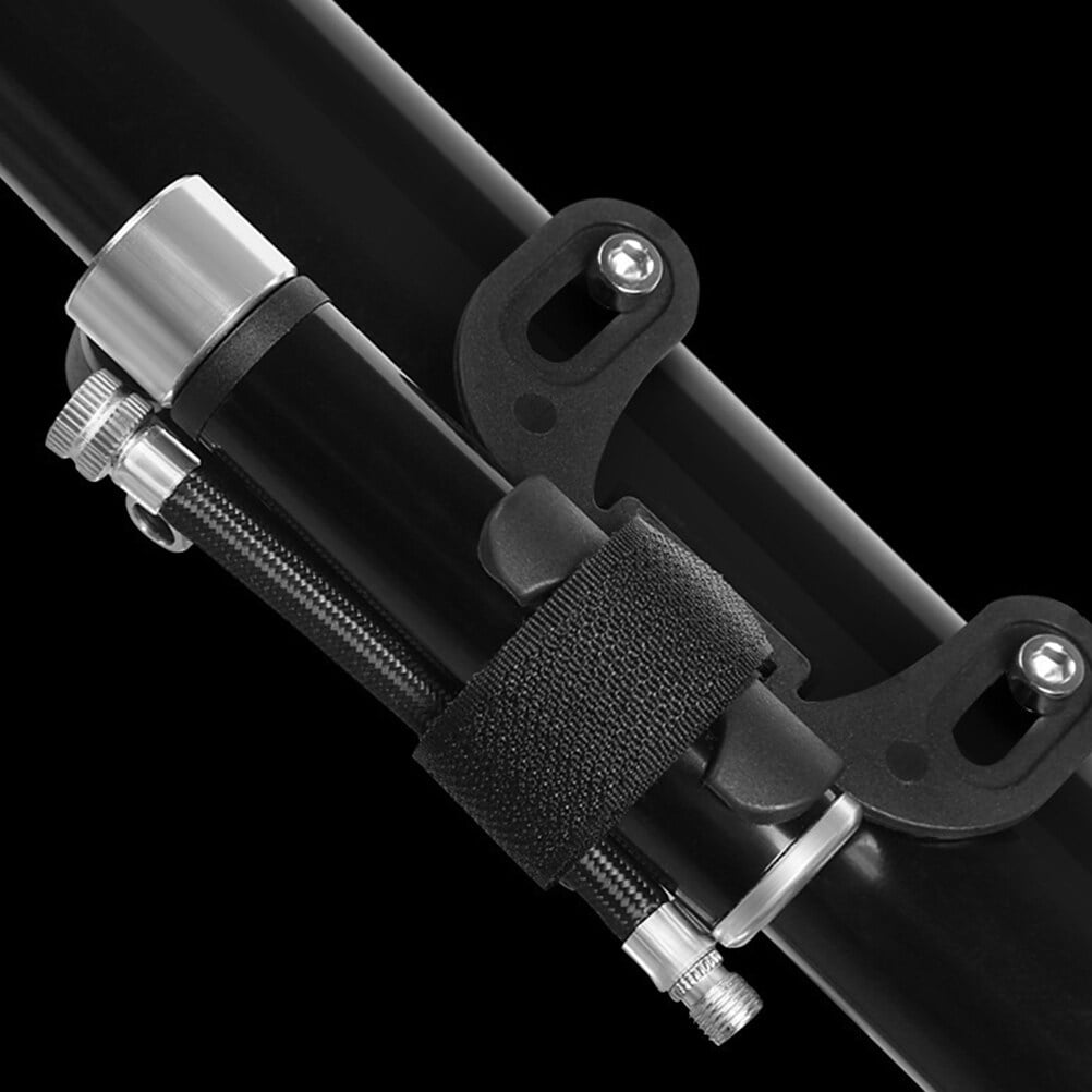 SWETRACE 1Set Black Mini Bicycle Air Pump Portable Design for Cycling and Outdoor Activities 4.7*2.9in - Image 1