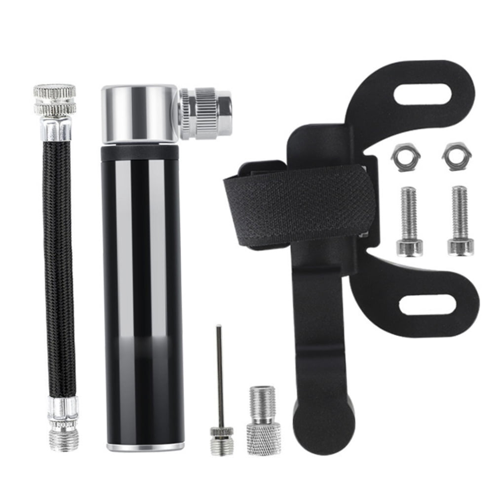 SWETRACE 1Set Black Mini Bicycle Air Pump Portable Design for Cycling and Outdoor Activities 4.7*2.9in - Image 5