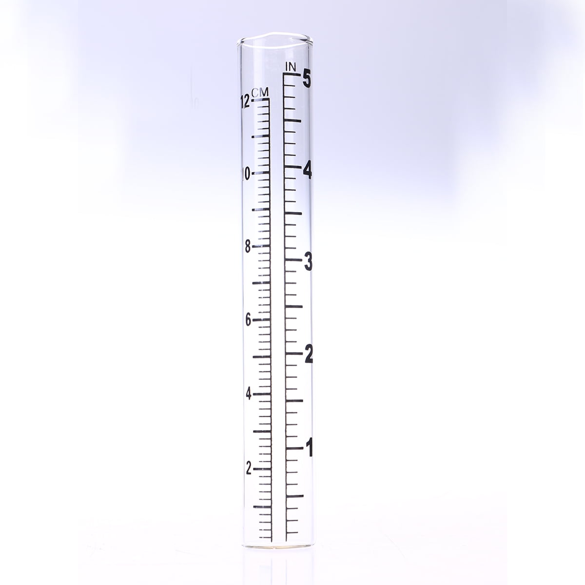 SWETRACE Flat Bottomed Gauge Test Tube With Scale For Weather Measurement Design For Farming And Climate Research - Image 1