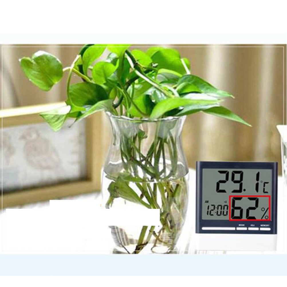 SWETRACE Compact Digital Humidity Meter 1Pcs For Office Use 9.6x9.6x2.4in - Image 2