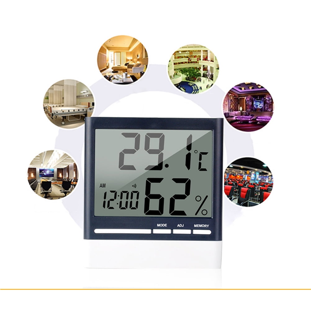 SWETRACE Compact Digital Humidity Meter 1Pcs For Office Use 9.6x9.6x2.4in - Image 8