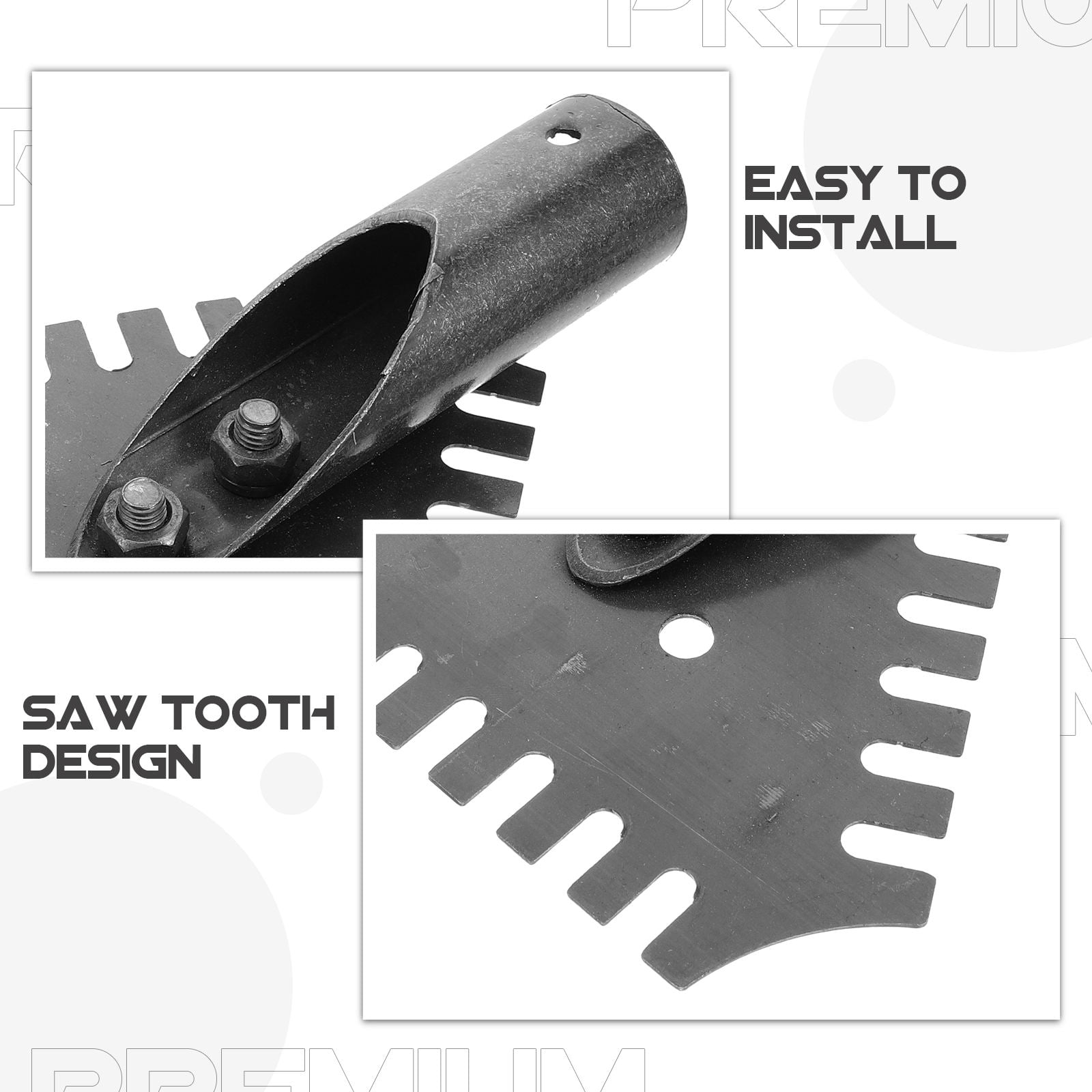 SWETRACE 1Pack Metal Ice Chopper Tool Heavy Duty Frost Removal for Household Winter .07X6.68X1.97in - Image 3