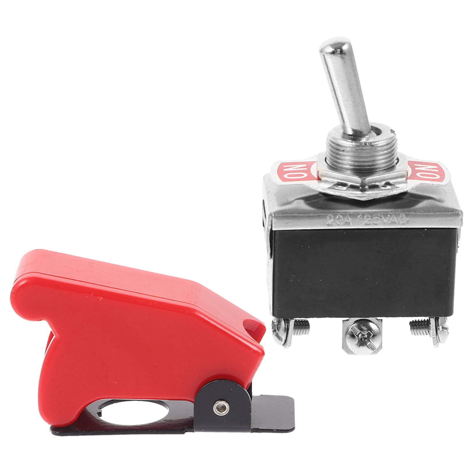 SWETRACE Red Protective Cover Switch 203A Heavy Duty Toggle Switch Metal 1 Set - Image 5