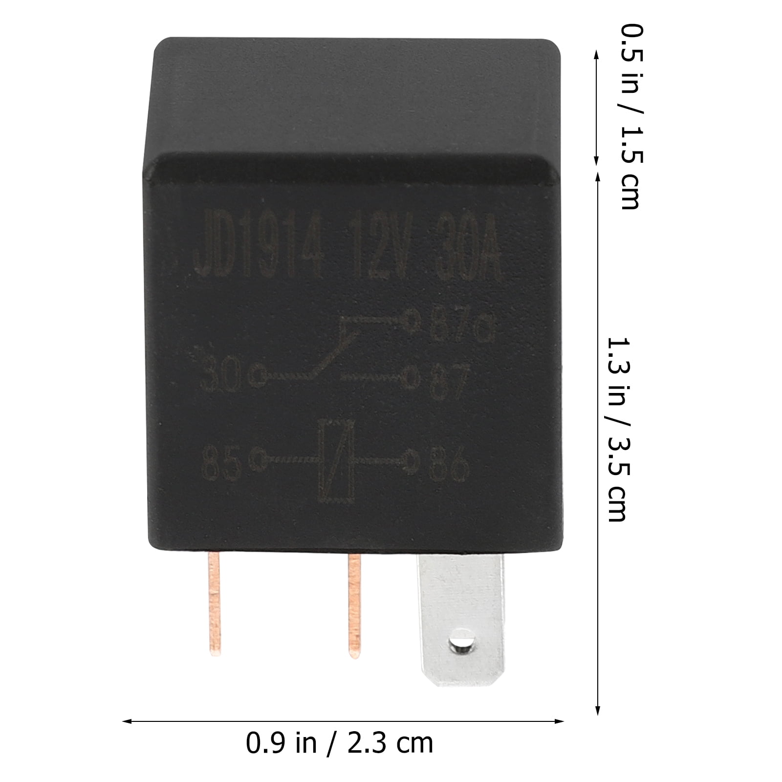 SWETRACE Automotive Power Relay 1Pack Mini Black Plastic Copper For Car Starter And Control - Image 7