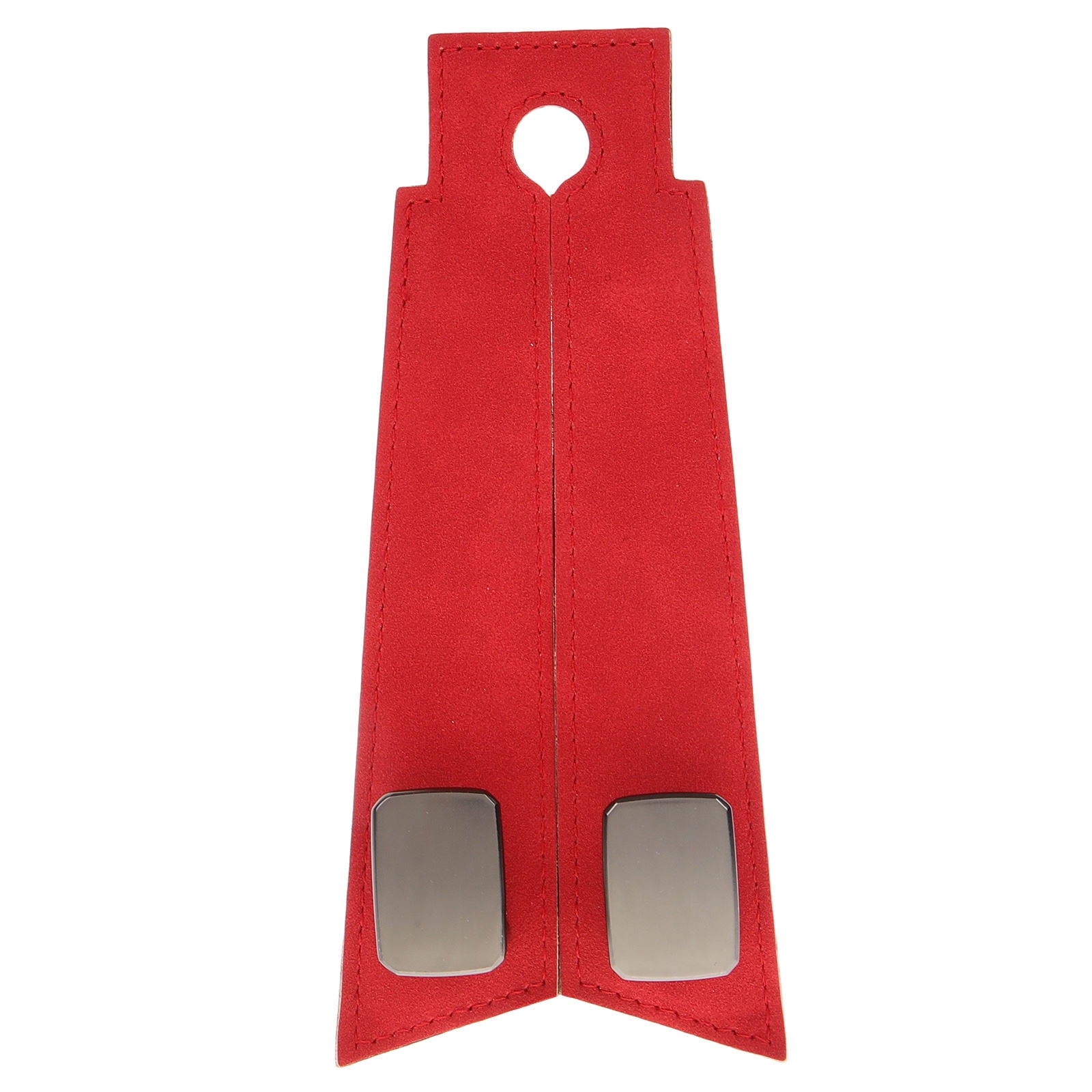 SWETRACE 1Set Red Pu Iron Car Seat Hook for Vehicle Interior Accessories with Luxury Fashionable Design 11.8x3x0.9in - Image 1