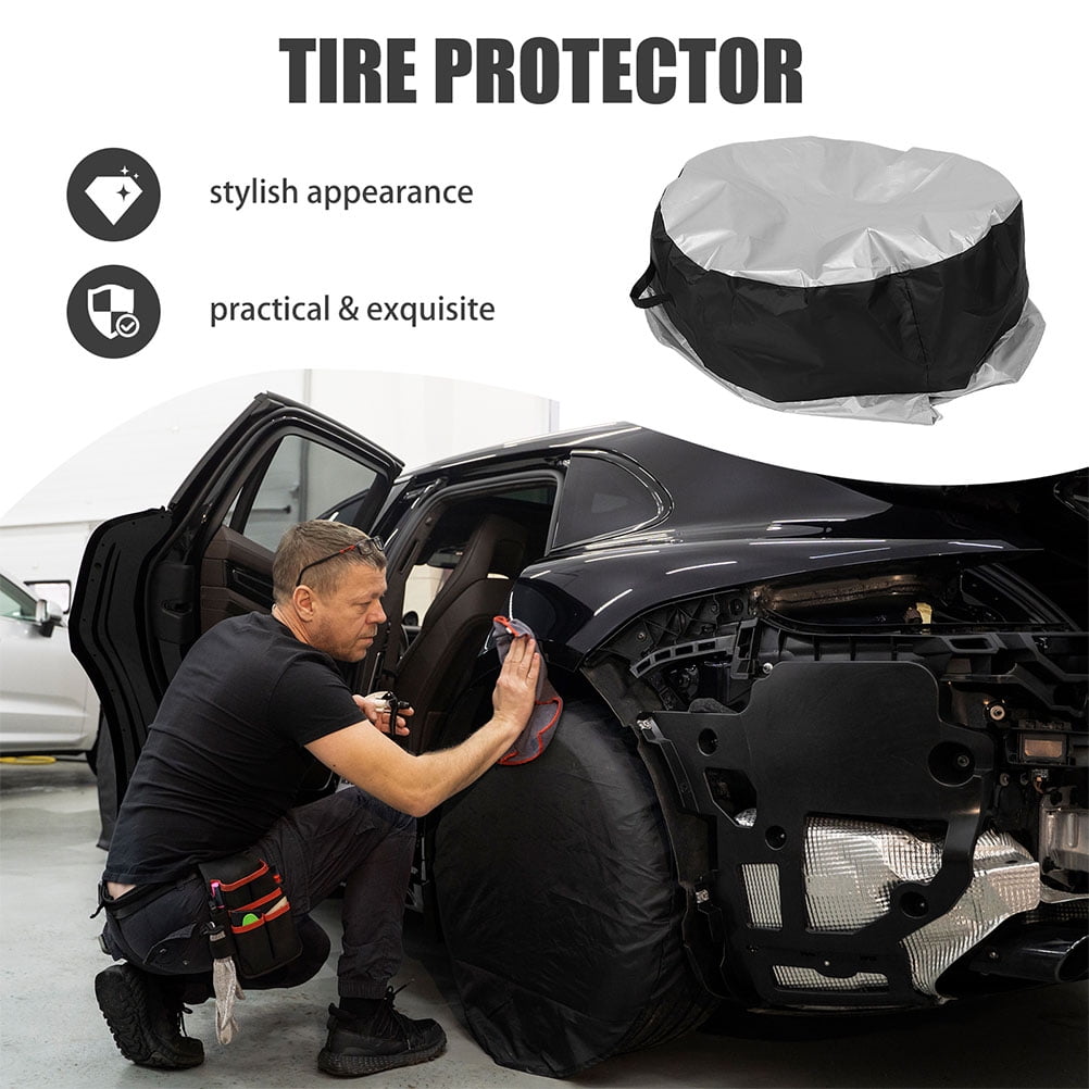 SWETRACE Tire Storage Bag Tire Protector Dust Protection 1Pcs Black - Image 7