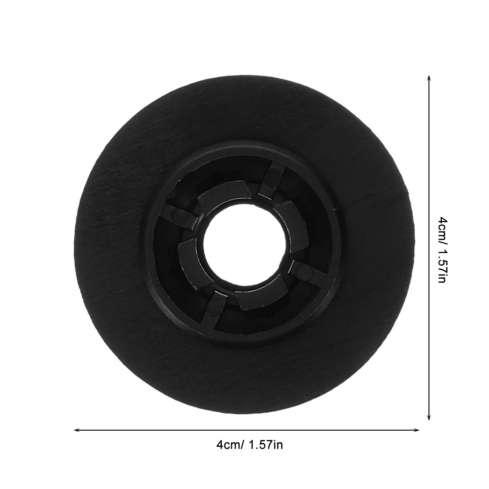 SWETRACE 4Pcs Car Accessories Floor Mat Clips Black Plastic Clips for Vehicle 1.57X1.57X0.28in - Image 2