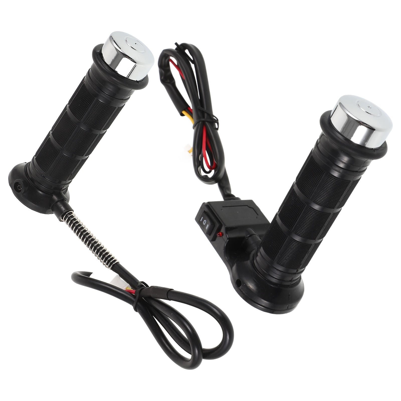 SWETRACE 1 Pair Heated Motorcycle Handlebars 14.00X9.30X4.00cm Rubber Plastic for Cold Weather - Image 1