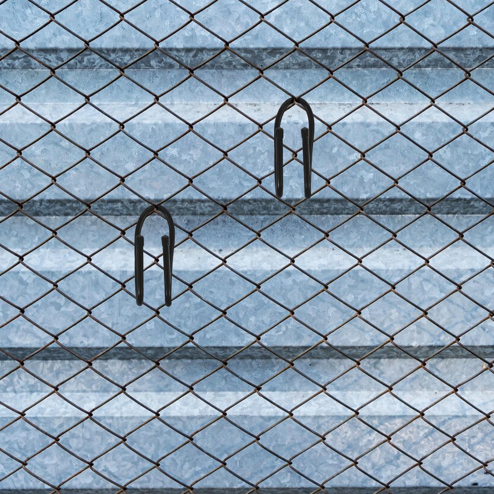 SWETRACE 6Pcs Sturdy Black Plastic Hooks for Pool Fence and Equipment 5.7x2.6x2.2in - Image 5