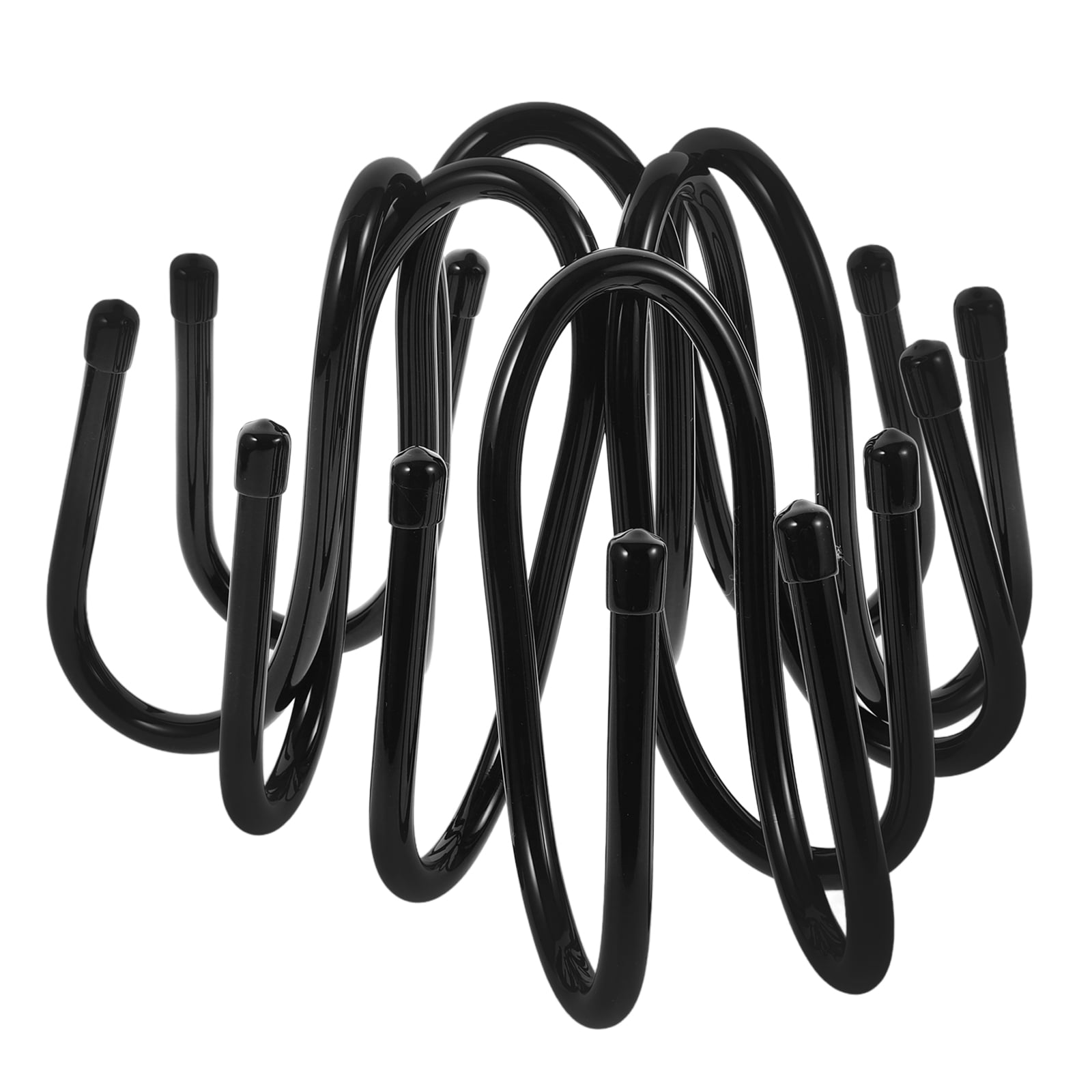 SWETRACE 6Pcs Sturdy Black Plastic Hooks for Pool Fence and Equipment 5.7x2.6x2.2in - Image 8