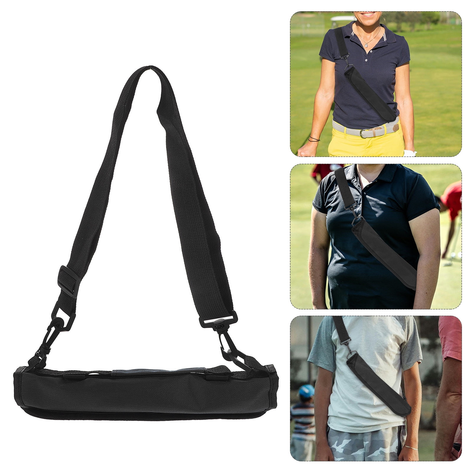 SWETRACE 1Pcs Mini Compact Modern Design Golf Bag for Travel and Outdoor Sports 11.8x7.9x0.2in - Image 1