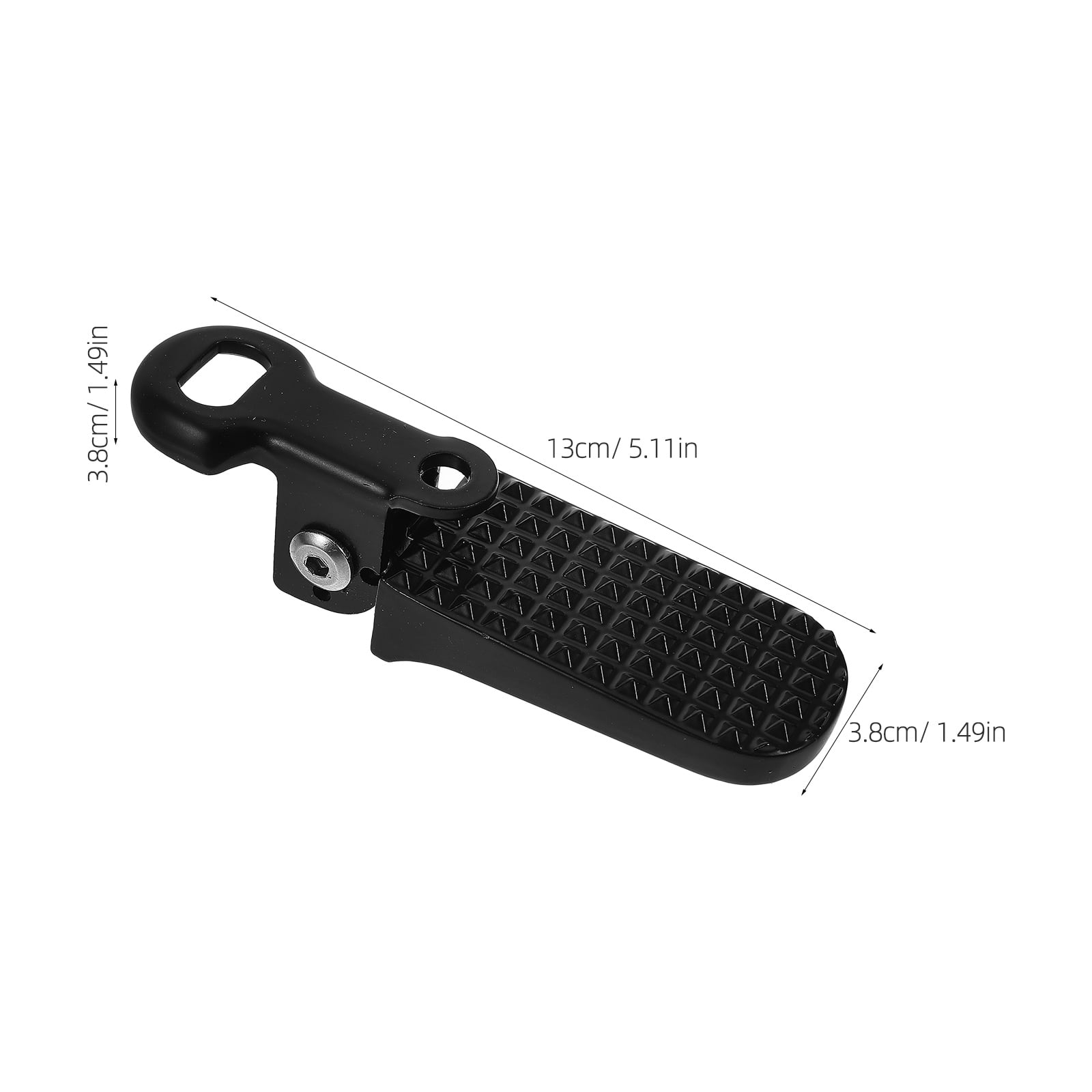 SWETRACE 1 Pair Metal Peg Pedal Non Slip Foldable Aluminium Iron For Cyclists Outdoor Riding - Image 2
