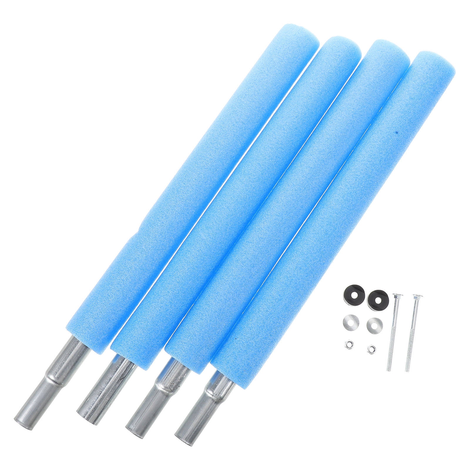 SWETRACE 4 Trampoline Poles Steel Foam Replacement Parts 1Set 19.06X1.57X1.57in - Image 1