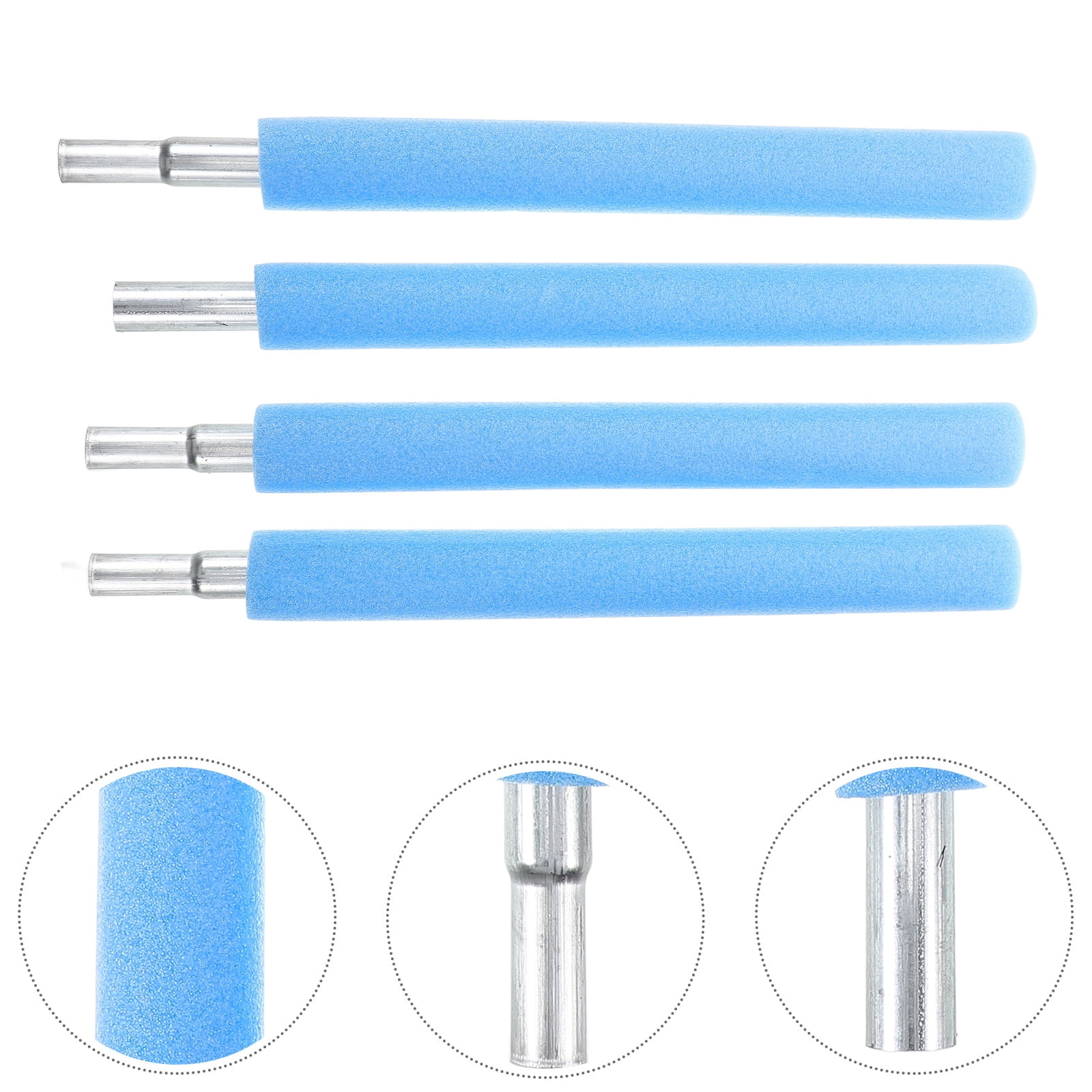 SWETRACE 4 Trampoline Poles Steel Foam Replacement Parts 1Set 19.06X1.57X1.57in - Image 6