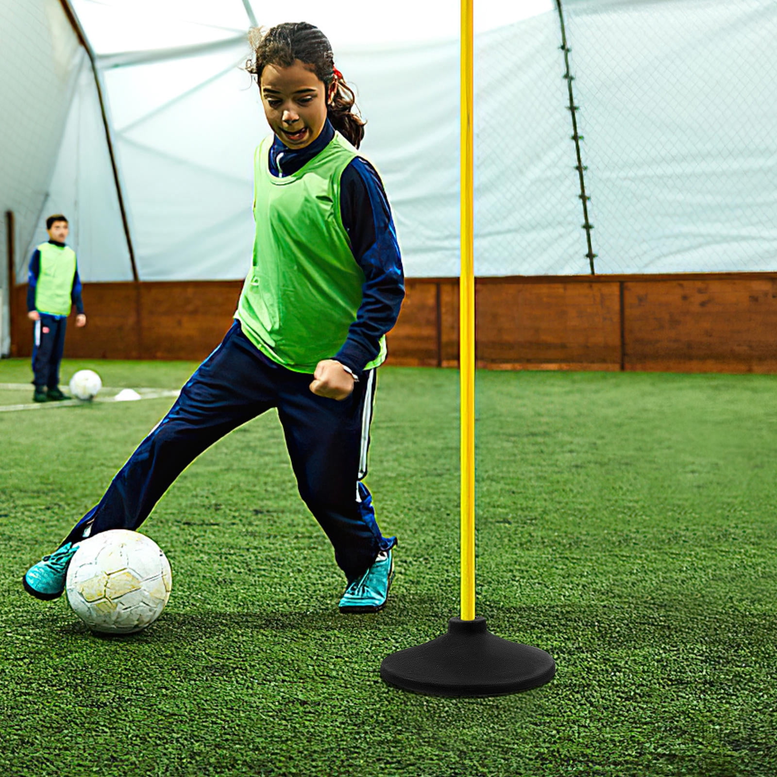 SWETRACE 1Set Soccer for Sports Practice Safety and Stability Black Color 8.5x8.5x2.2in - Image 7
