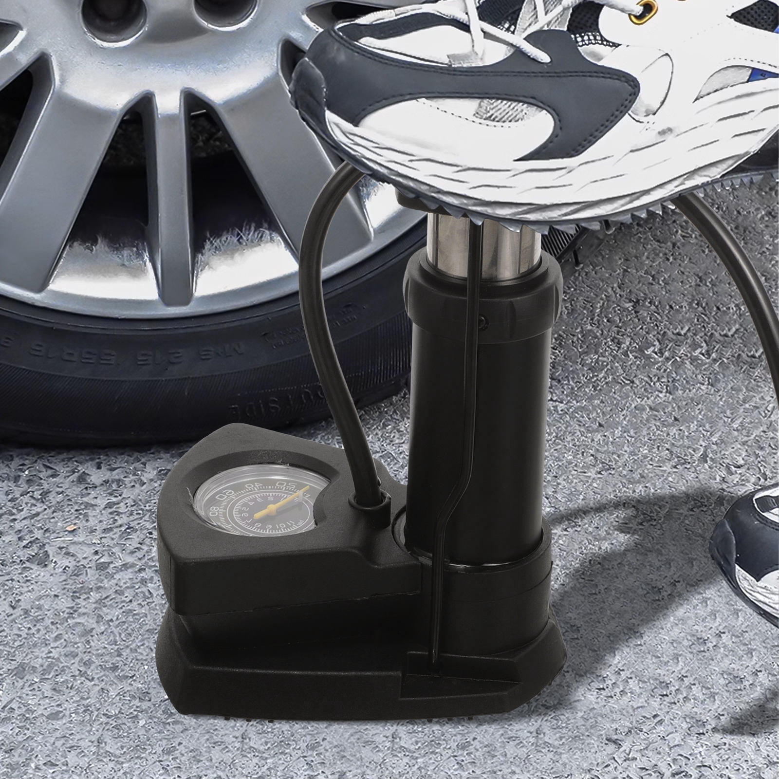 SWETRACE Electric Bike Air Pump Aluminium Alloy 1Set 10.6X5.1X1.9In - Image 8