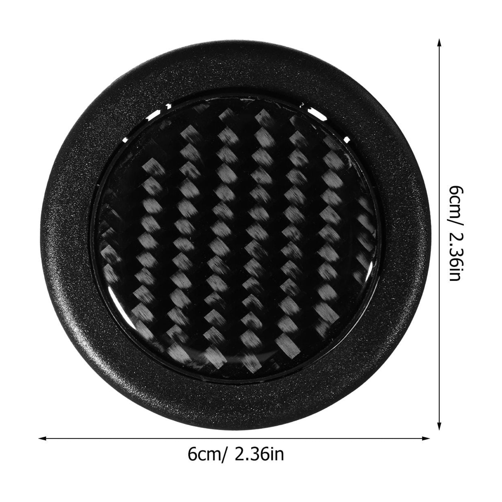SWETRACE 1Pack Black Plastic Horn Button Cover for Car - Image 2