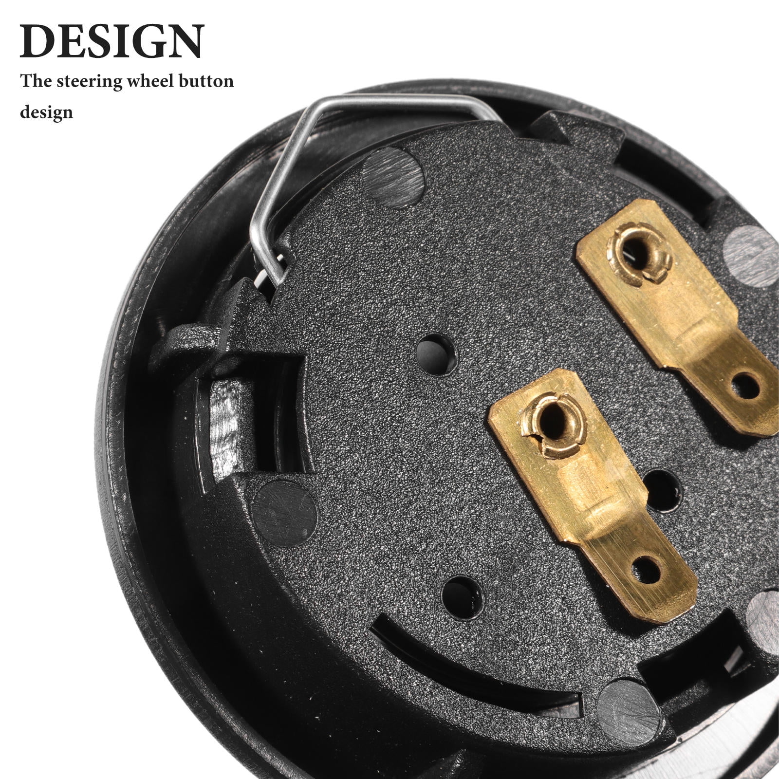 SWETRACE 1Pack Black Plastic Horn Button Cover for Car - Image 3