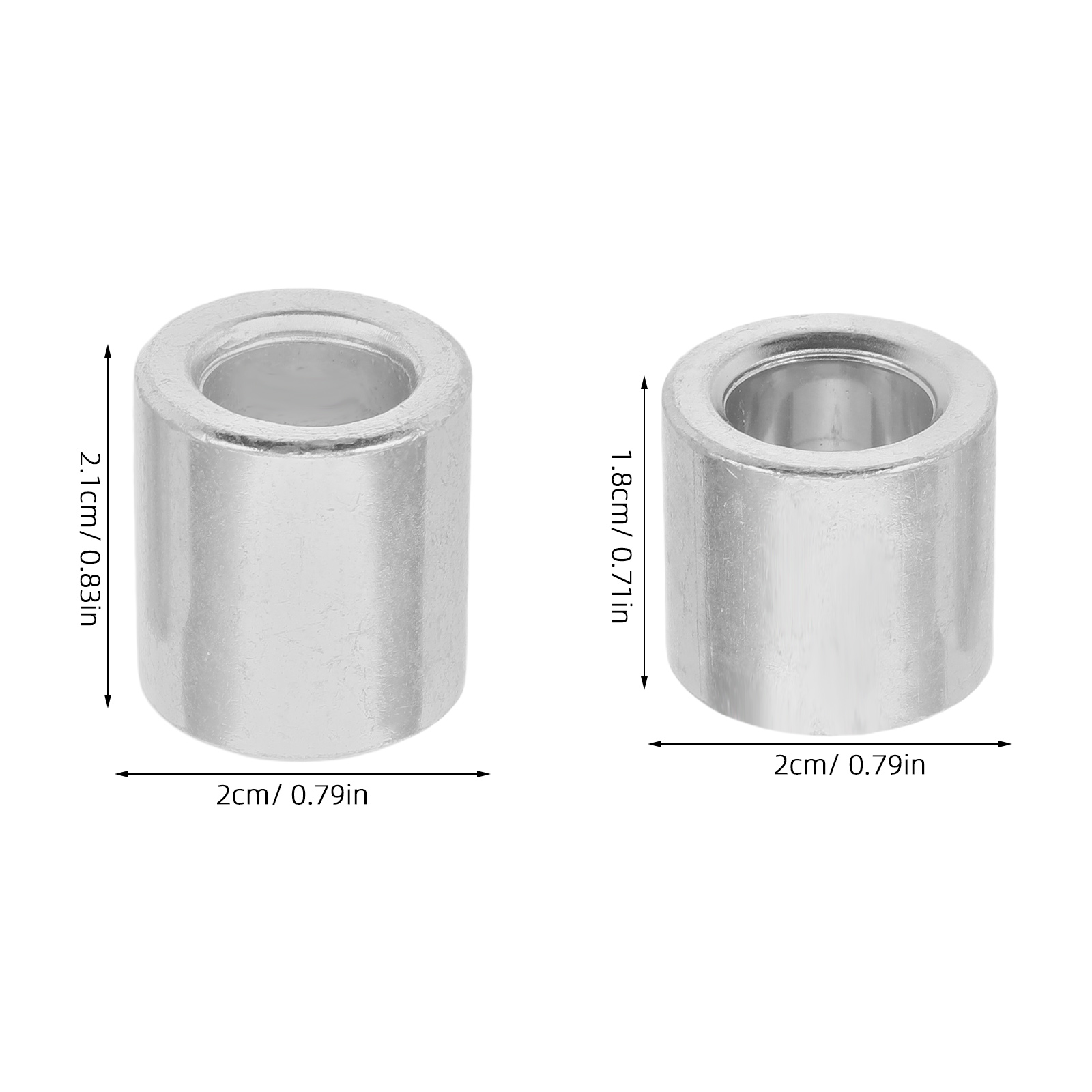 SWETRACE 2Pcs Metal ATV Wheel Hub Accessories for Mini Bike and Skateboard - Image 2