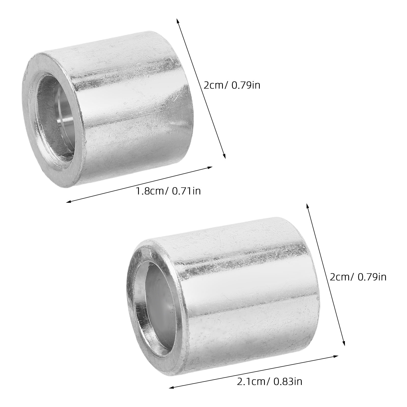 SWETRACE 2Pcs Metal ATV Wheel Hub Accessories for Mini Bike and Skateboard - Image 8