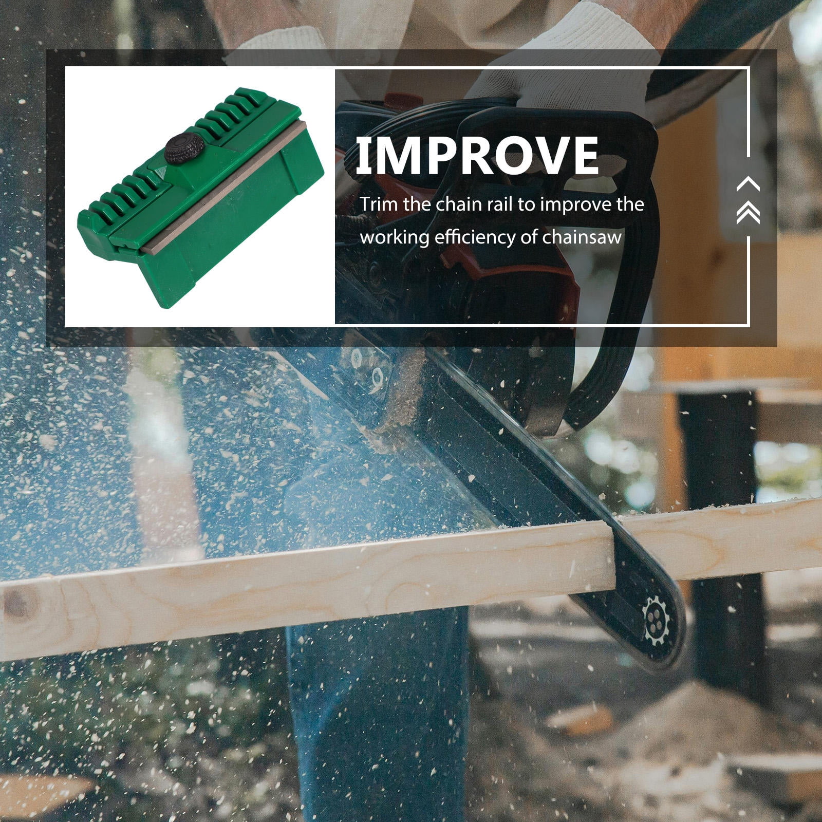 SWETRACE Chainsaw Bar Dressing Tool 1Set for Homeowners and Professional Use - Image 3