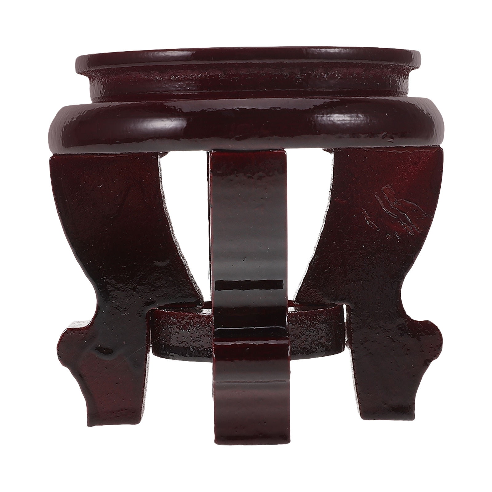 SWETRACE Indoor Flowerpot Stand Vase Display Stool Wood Brown Gardeners Living Room 1Pack - Image 1