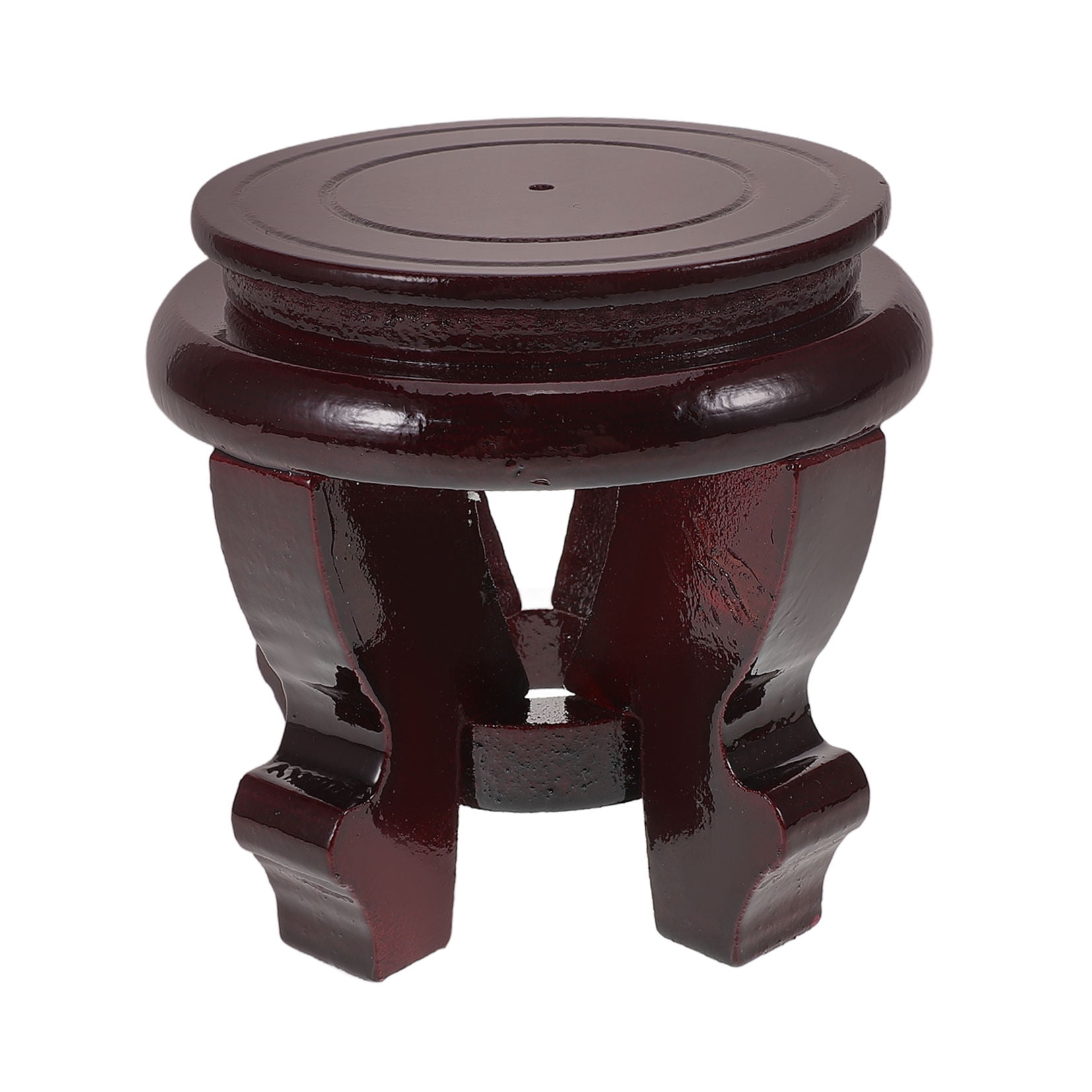 SWETRACE Indoor Flowerpot Stand Vase Display Stool Wood Brown Gardeners Living Room 1Pack - Image 5