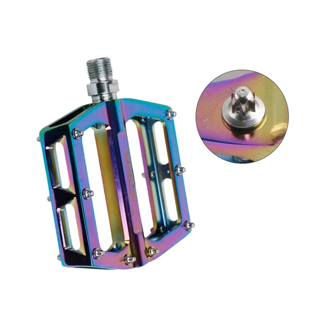 SWETRACE Colorful Aluminum Alloy Foot Pedals for Cyclists 1 Pair 4.5*3.6*0.8in - Image 3